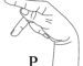 p in sign language